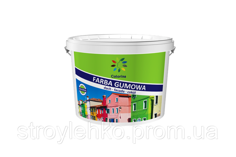 Краска резиновая белая Colorina 3.5 кг: продажа, цена в Харькове .