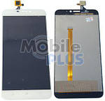 Дисплей (LCD) для Oukitel U20 Plus з сенсорним екраном White