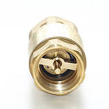 Клапан зворотний кульовий латунний різьбовий GENEBRE тип 3121 Ду20 Ру25, фото 5