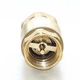 Клапан зворотний кульовий латунний різьбовий GENEBRE тип 3121 Ду32 Ру18, фото 5