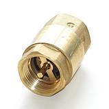 Клапан зворотний кульовий латунний різьбовий GENEBRE тип 3121 Ду50 Ру18, фото 7