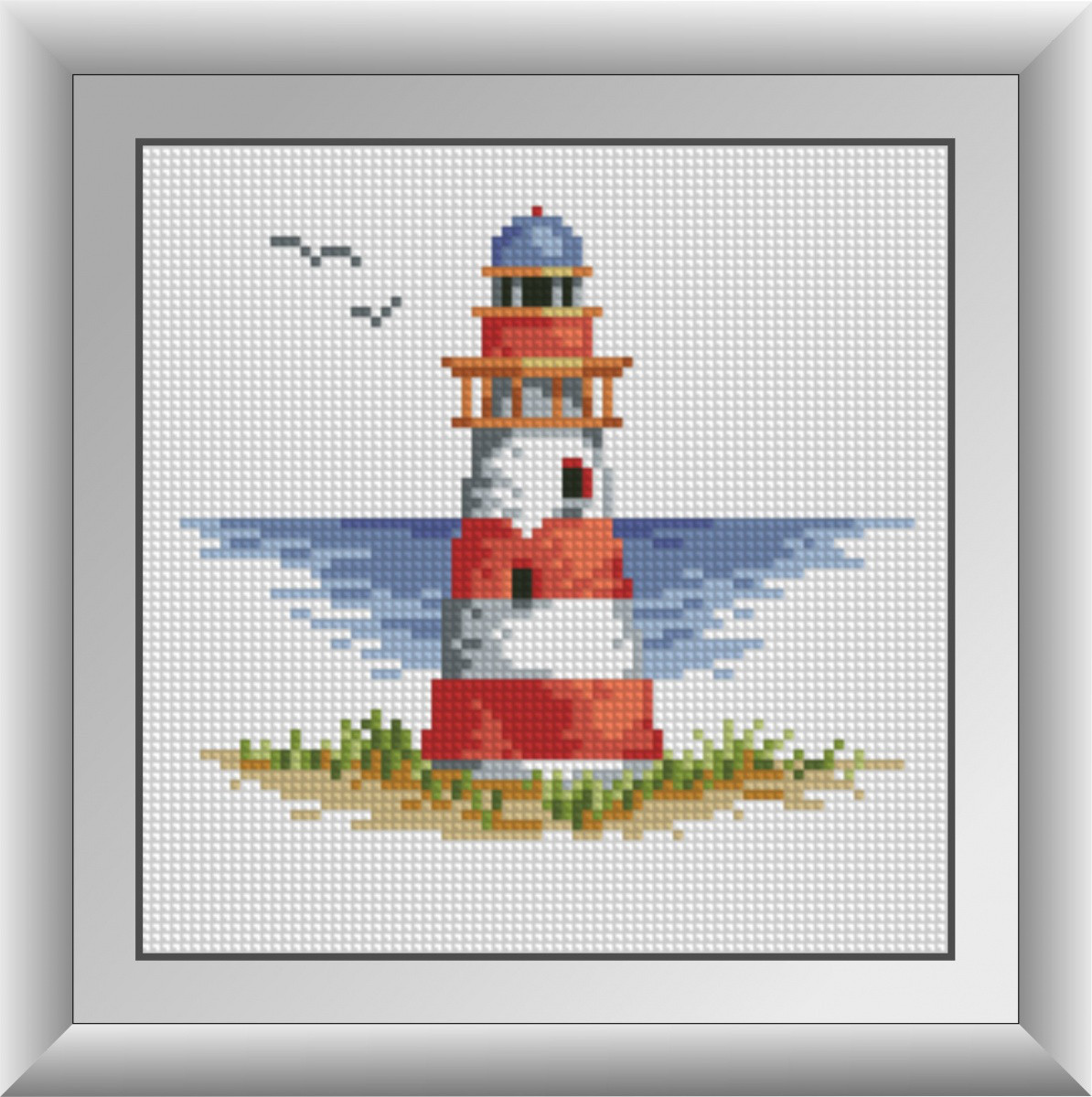 Набір алмазної вишивки Dream Art Маяк (DA-30640) 20 х 20 см (Без підрамника), фото 1