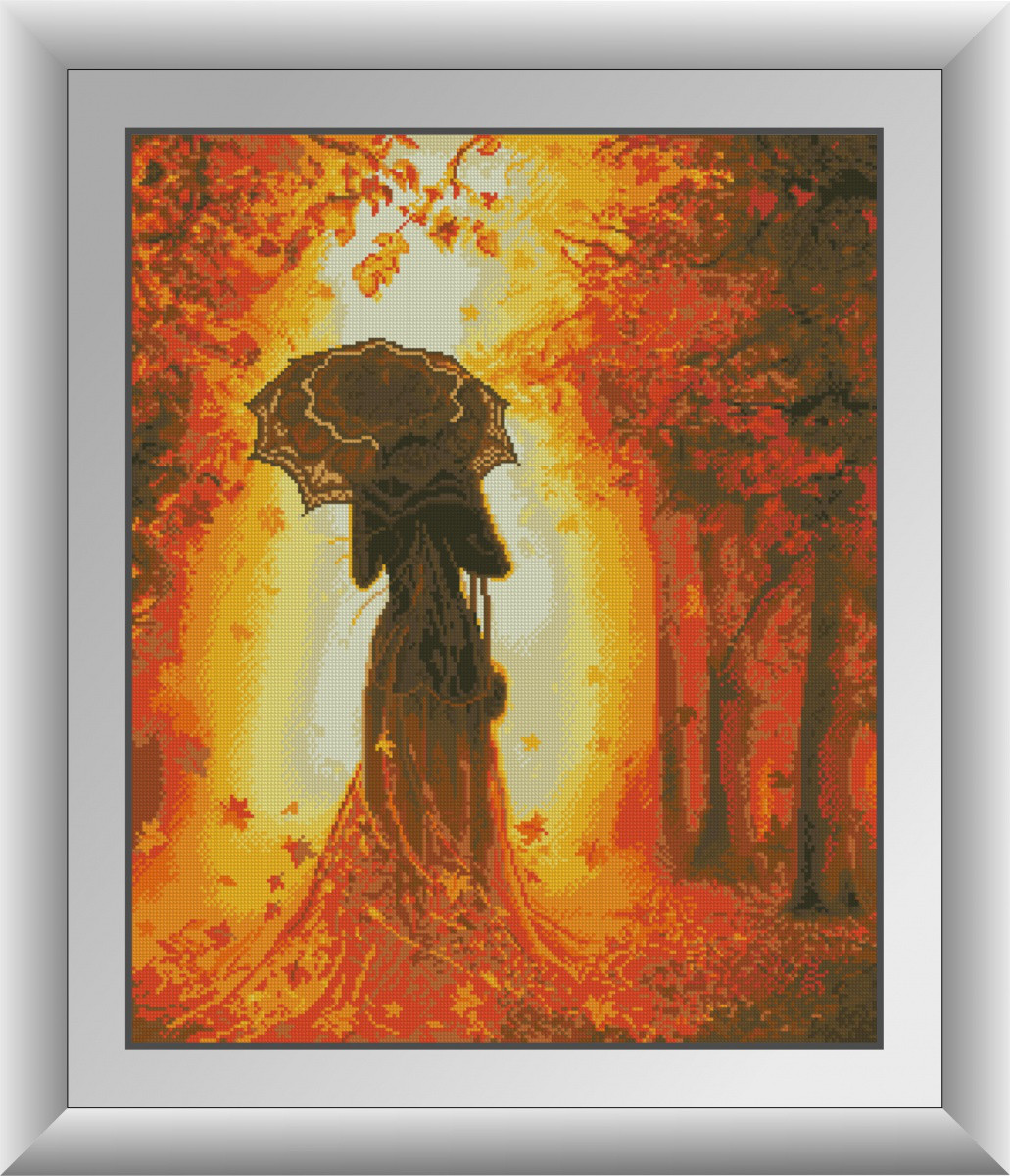 Алмазна вишивка Dream Art Осіння мелодія (DA-30643) 55 х 67 см (Без підрамника), фото 1