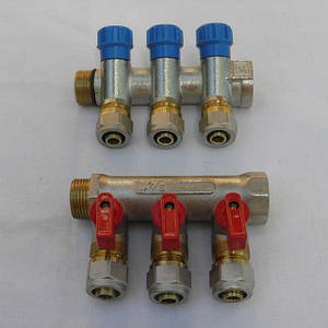 Колектора (гребінки) для опалення і водопроводу