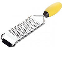 Тертка кухонна Maestro MR-1173 жовта одностороння з нержавіючої сталі для овочів і сиру