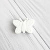 Намистина Метелик (білий) силіконова, фото 2