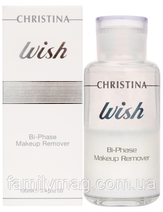 Двофазний засіб для демакіяжу, Wish Bi Phase Makeup Remover Christina 100 мл