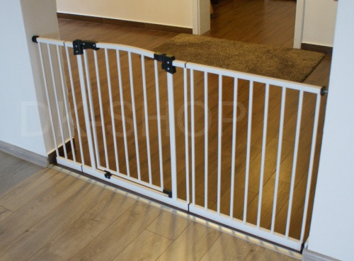 Установка детских ворот безопасности 72-196 см в проем или на лестницу - фото 5 - id-p598542233