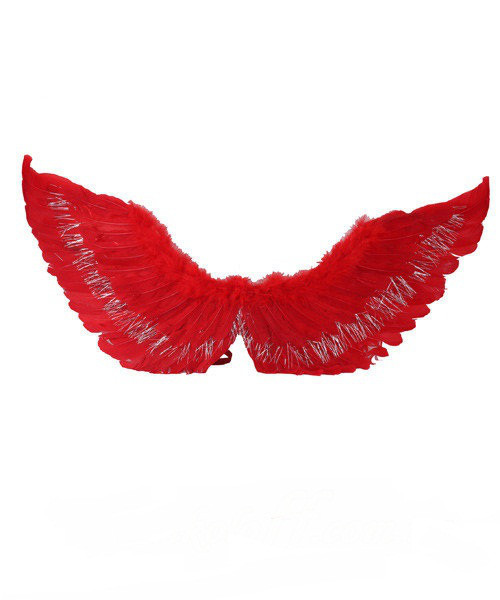 Крылья Ангела, с дождиком красные - фото 1 - id-p698993837