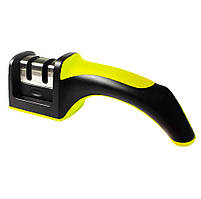 Точилка для ножів Maestro MR-1492, ручна, універсальна, двоступінчаста, жовта