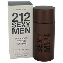 Тестер Carolina Herrera 212 Sexy Men туалетна вода 100 ml. (Кароліна Еррера 212 Sexy Мен), фото 2