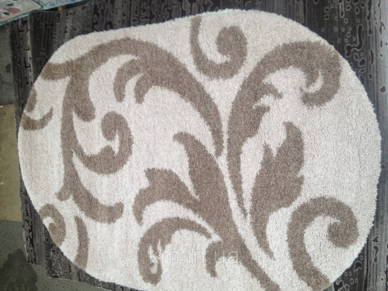 КИЛИМИ З ВИСОКИМ ВОРСОМ FERST SHAGGY 8432 КРЕМОВИЙ, фото 1