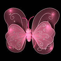 Крылья Бабочки-двойные, розовые