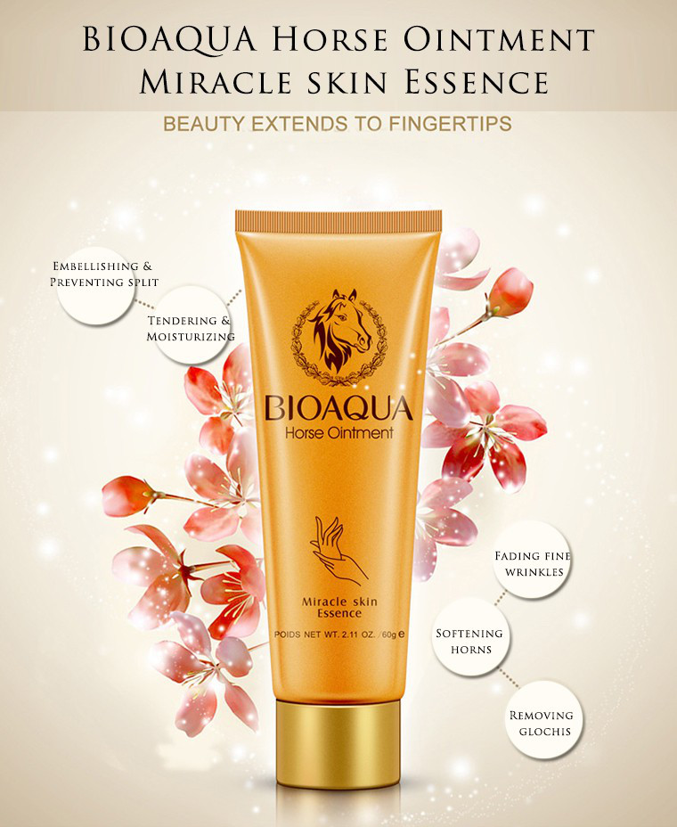 Крем для рук зволожуючий кінський BIOAQUA Horse Ointment (80мл)