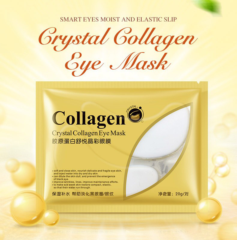 Патчі під очі з колагеном заспокійливі BIOAQUA Collagen Shuyue Crystal Eye Mask Eye Lines (7,5 м)
