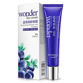 Крем для шкіри навколо очей з екстрактом чорниці заспокійливий BIOAQUA Blueberry Eye Cream Eye Treatment (20г)