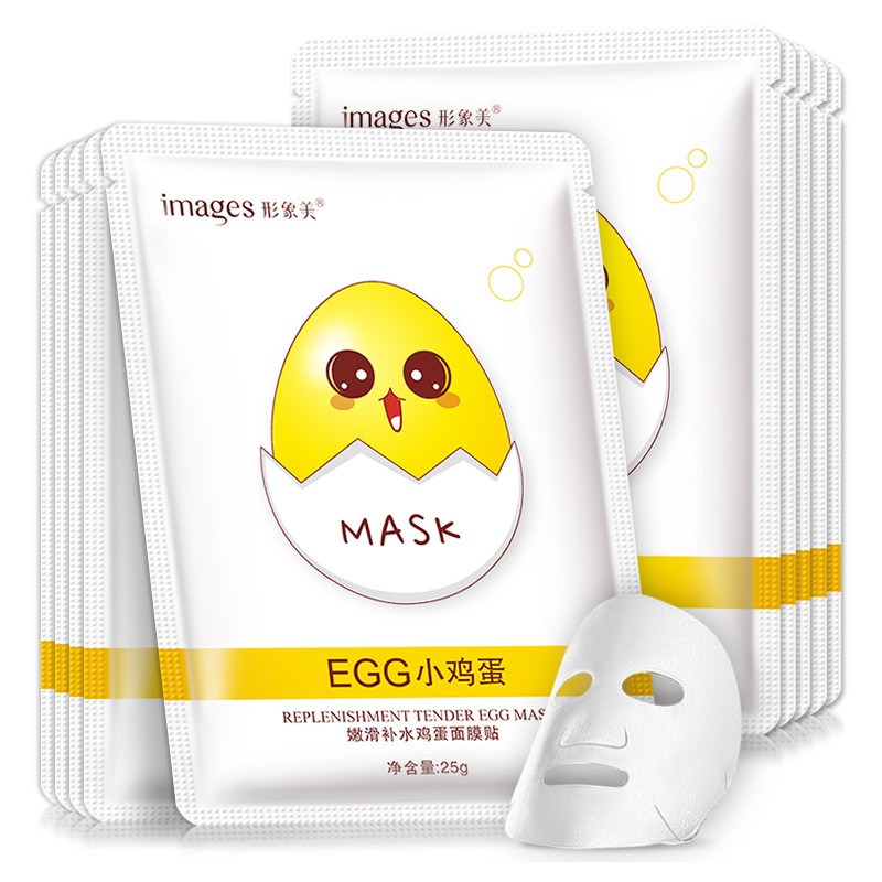Маска-салфетка для лица яичная питательная IMAGES Replenishment Tender Egg Mask (25г) - фото 1 - id-p699067747