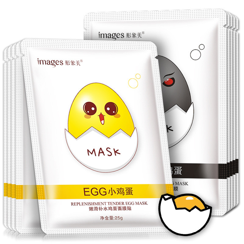 Маска-салфетка для лица яичная питательная IMAGES Replenishment Tender Egg Mask (25г) - фото 3 - id-p699067747