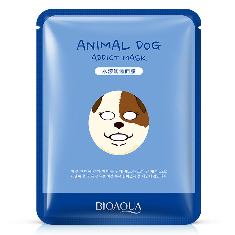 Маска-серветка для особи Собака зволожуюча BIOAQUA Animal Dog Mask (30г), фото 1