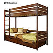 Двоярусне ліжко Дует Естелла з дерева бука, фото 10