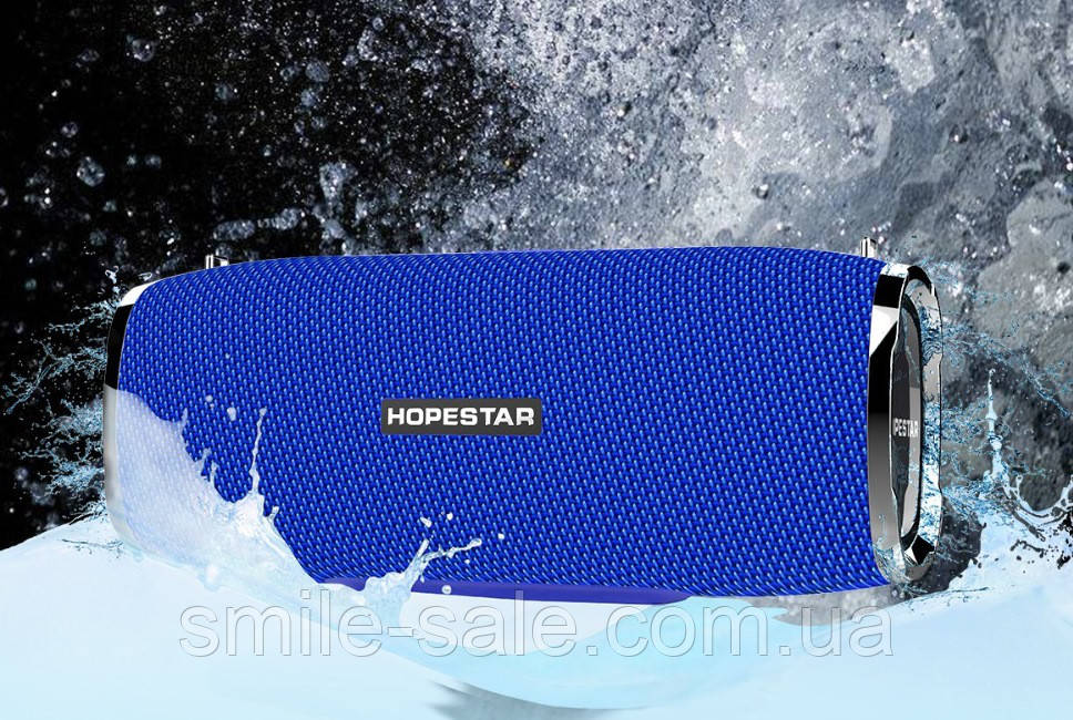 Портативна колонка Hopestar A6 35W! Мегазвук! Оригінал! Blue