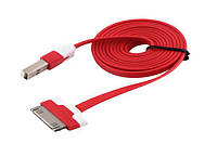 Кабель для Apple різні кольори USB/30mm/1м:Червоний