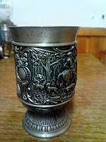Олов'яний келих,  чарка 150 мл