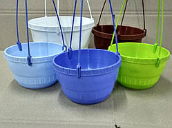 Горщик квітковий підвісний 22см(3л)