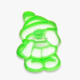 3D-форми для пряників — Вирубка "Ведмежатко в Шапочці"