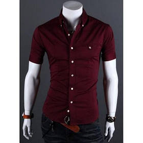 Чоловіча сорочка з коротким рукавом