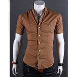 Чоловіча сорочка з коротким рукавом, фото 4