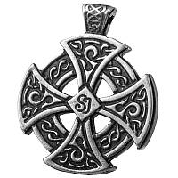 Кулон Кельтський Хрест Сріблення / Кулон Кельтський Хрест Сріблення 3x2 см
