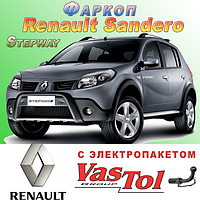 Фаркоп Renault Stepway Sandero (прицепное Рено Сандеро Степвей)