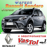 Фаркоп Renault Sandero Stepway (причіпний Рено Сандеро Степвей)
