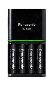 Зарядний пристрій AA, AAA Panasonic Eneloop BQ-CC55 LED і 4 АА акумулятори Panasonic Eneloop Pro 2500 mAh