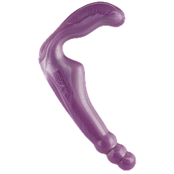 Безремний страпон Doc Johnson The Gal Pal — Purple, 17х3 см.