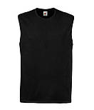 Чоловіча футболка без рукавів 3XL, 36 Чорний, бавовна, фото 6