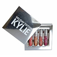 Рідка матова помада KYLIE Matte Holiday Edition Набір помад (4 шт.), фото 4