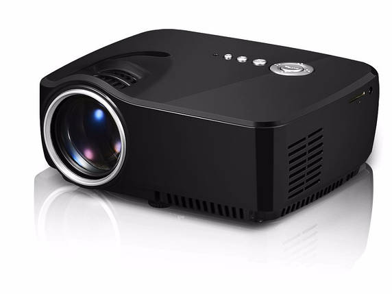Портативний мультимедійний Проектор з динаміком Led Projector BYINTEK SKY GP70, фото 1