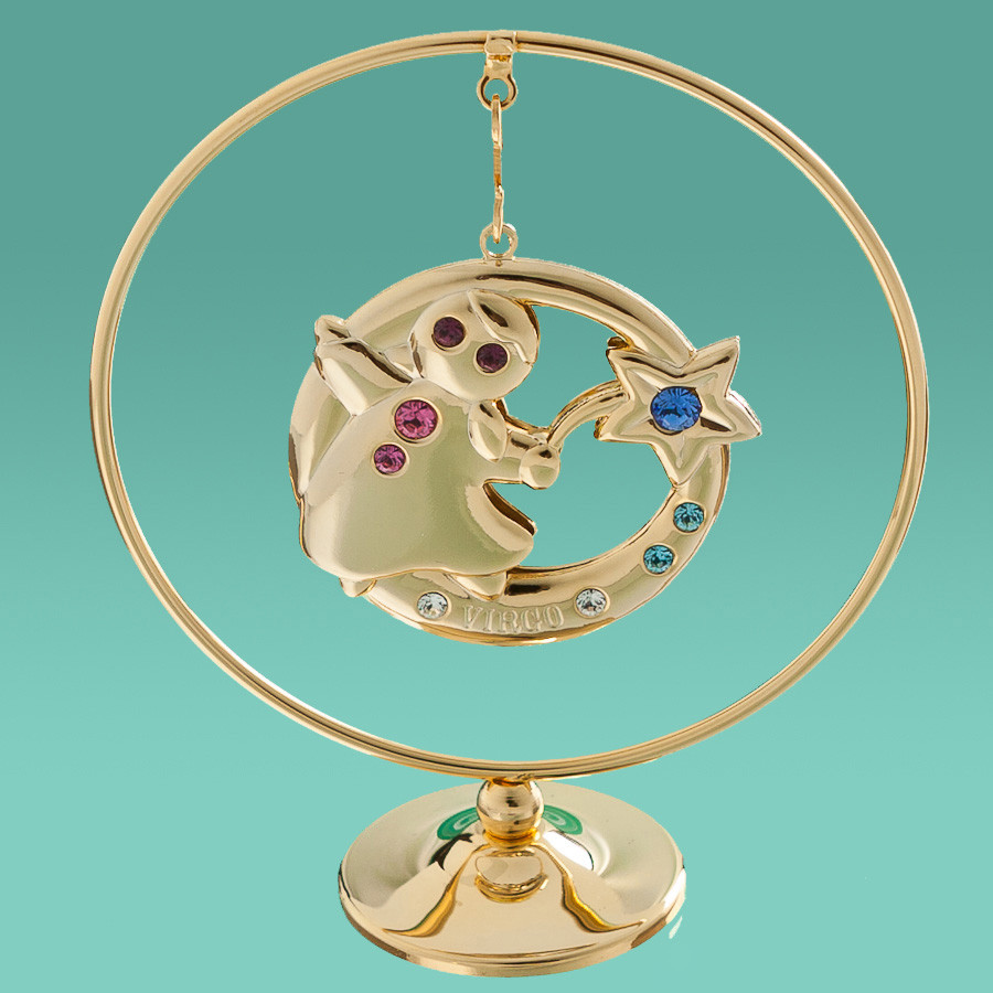 Кільце "Дєва" Crystocraft 0455-105/GA