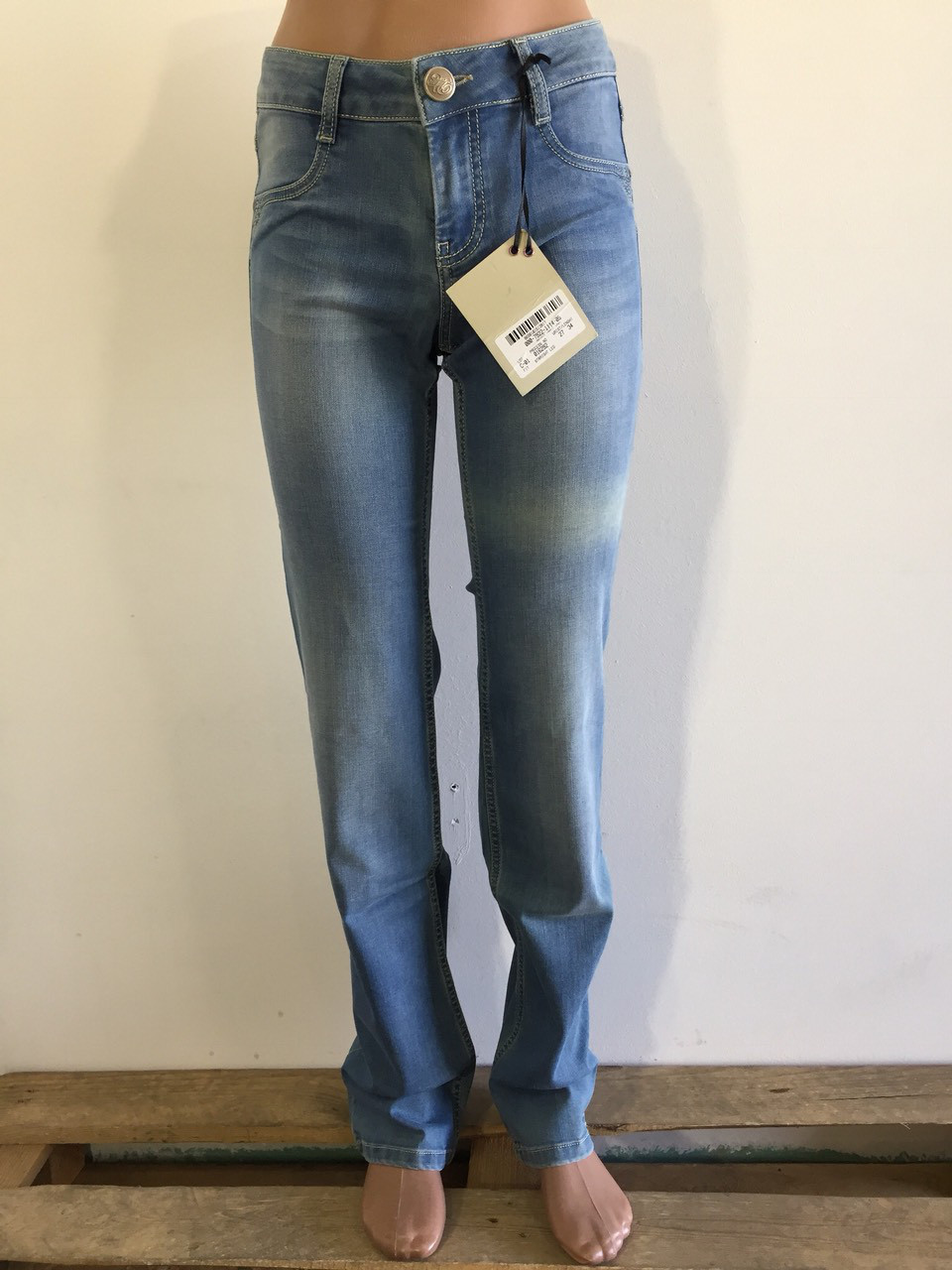 Джинси жіночі 016292 світло-сині 27