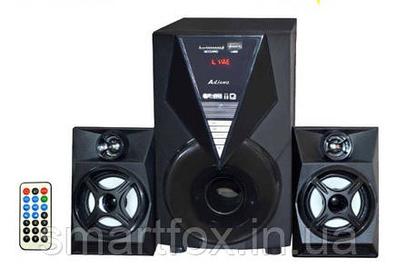 Акустична система PC 2.1 AiLiang F-037 USB/FM+пульт, фото 1