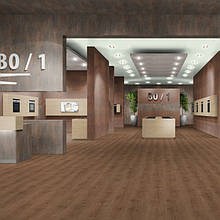 Egger PRO Design Large 5/33 UF EPD031 Дуб шліфований коричневий вінілова плитка