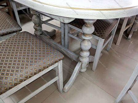 Стіл кухонний овальний Гірне 5 GOOD WOOD Руськополянський Меблевий Комбінат Явір, фото 2