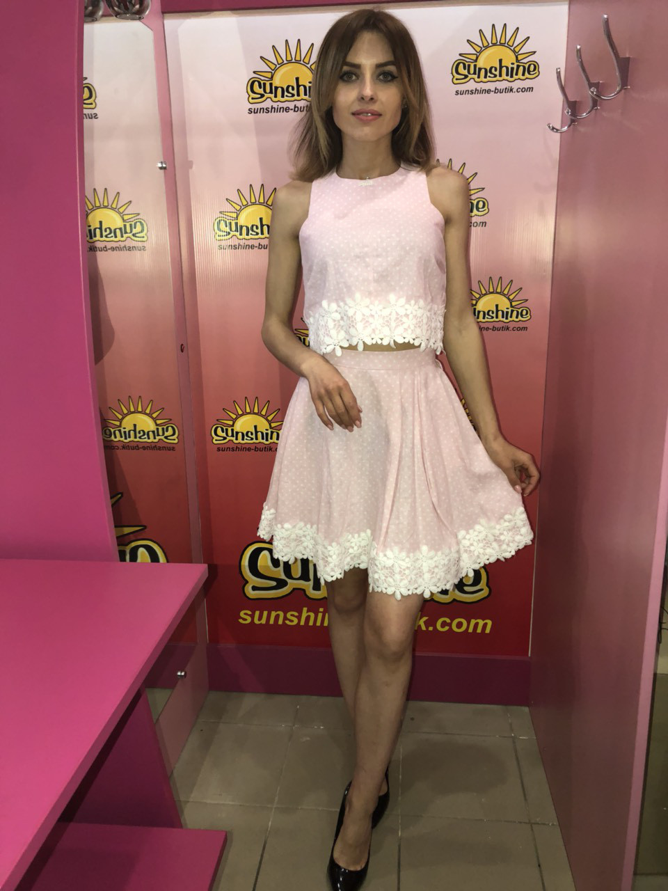 Жіночий лляний костюм Poliit 7072