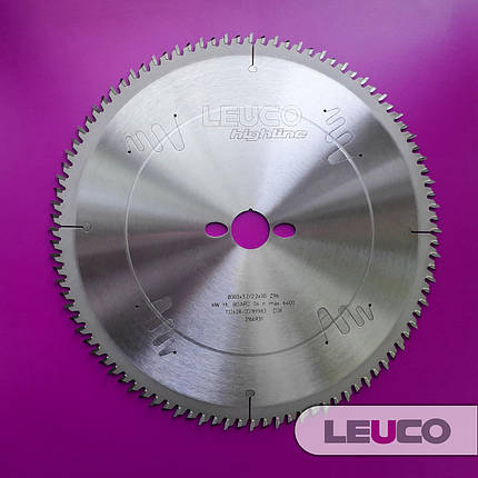 300x3,2x2,2x30 Z=96 Форматний пиляльний диск Leuco для профілів, погонажа і пластикових профілів, фото 1