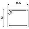 Кабельний канал 15х12 LZ КОПОС, 2 метри, фото 4
