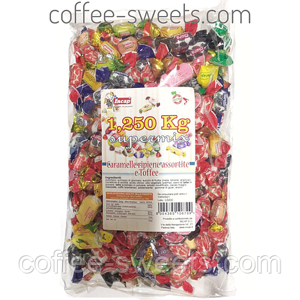 Цукерки фруктове асорті Incap Supermix Frutta 1.150kg, фото 2