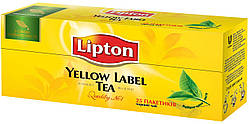 Чай Ліптон Чорний 25 шт. / Lipton Yellow Label Tea 25 шт.