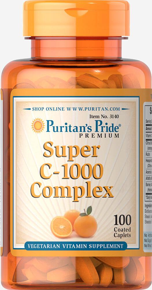 Вітамін С-1000 комлекс, C-1000 Complex™, Puritan's Pride, 100 таблеток